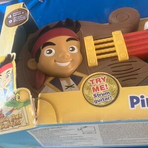 Disney Jake and the Never Land Pirates Strum Guitar - Brown and Yellow